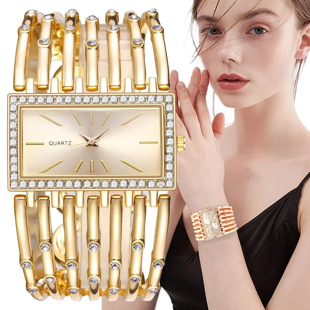 Dacdyi Women's Quartz Watch 0.28in Dial | Elegant Gold Tone Accessory - view 2