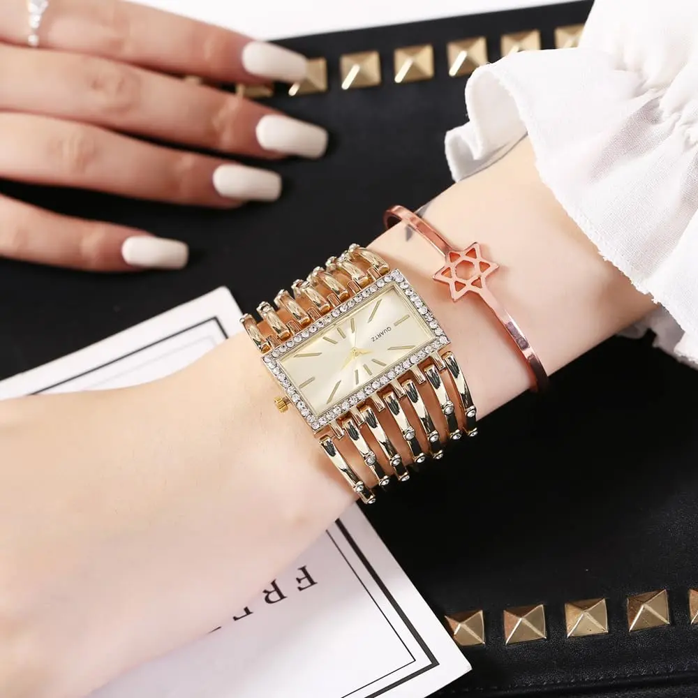 Dacdyi Women's Quartz Watch 0.28in Dial | Elegant Gold Tone Accessory - view 3