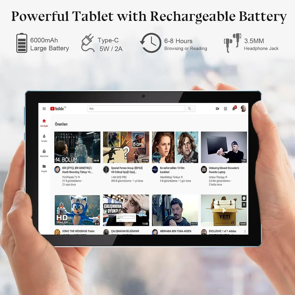 IWEGGO Android 15 Tablet 10 Inch 18GB RAM 128GB ROM | 2TB Expandable, 5G WiFi6, HD Touch Screen - view 4