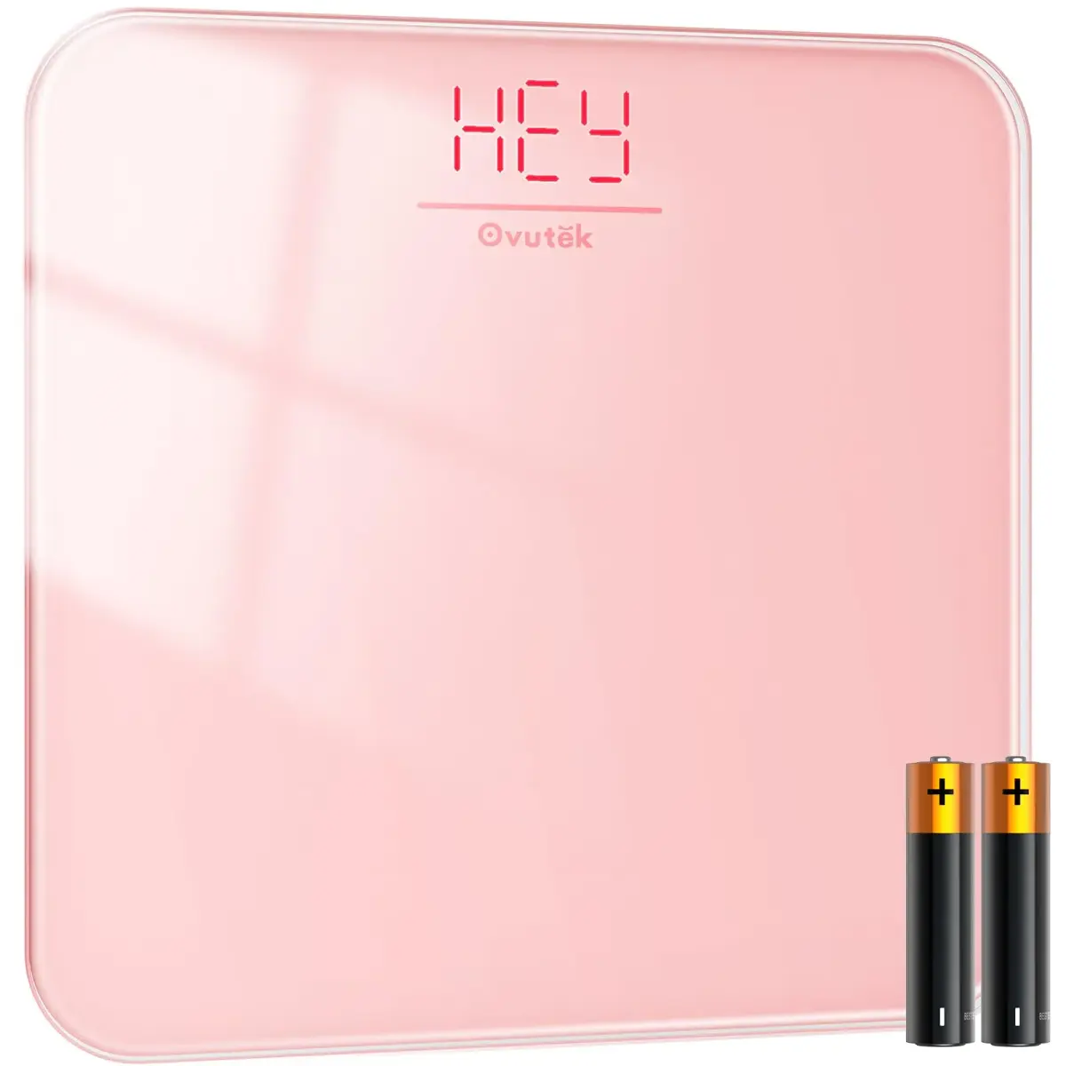 Ovutek Pink Digital Body Weight Scale 181 kg (400 lb) | FDA Approved, Accurate to 0.1 lb - main product image