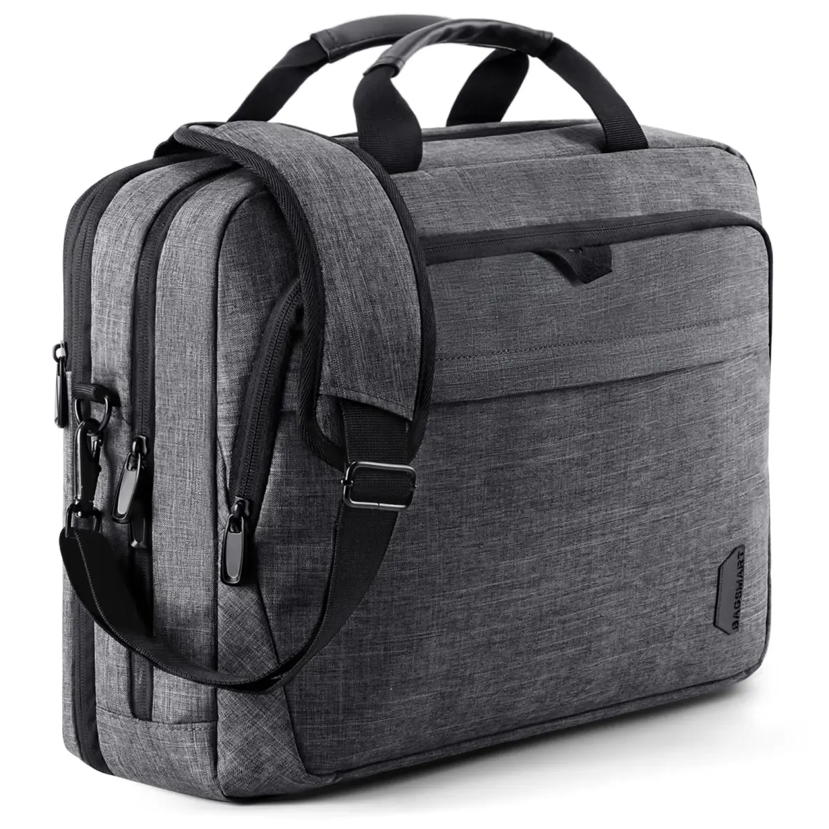 BAGSMART 17.3 Inch Expandable Laptop Briefcase | Water-Resistant Business Travel Bag - main product image