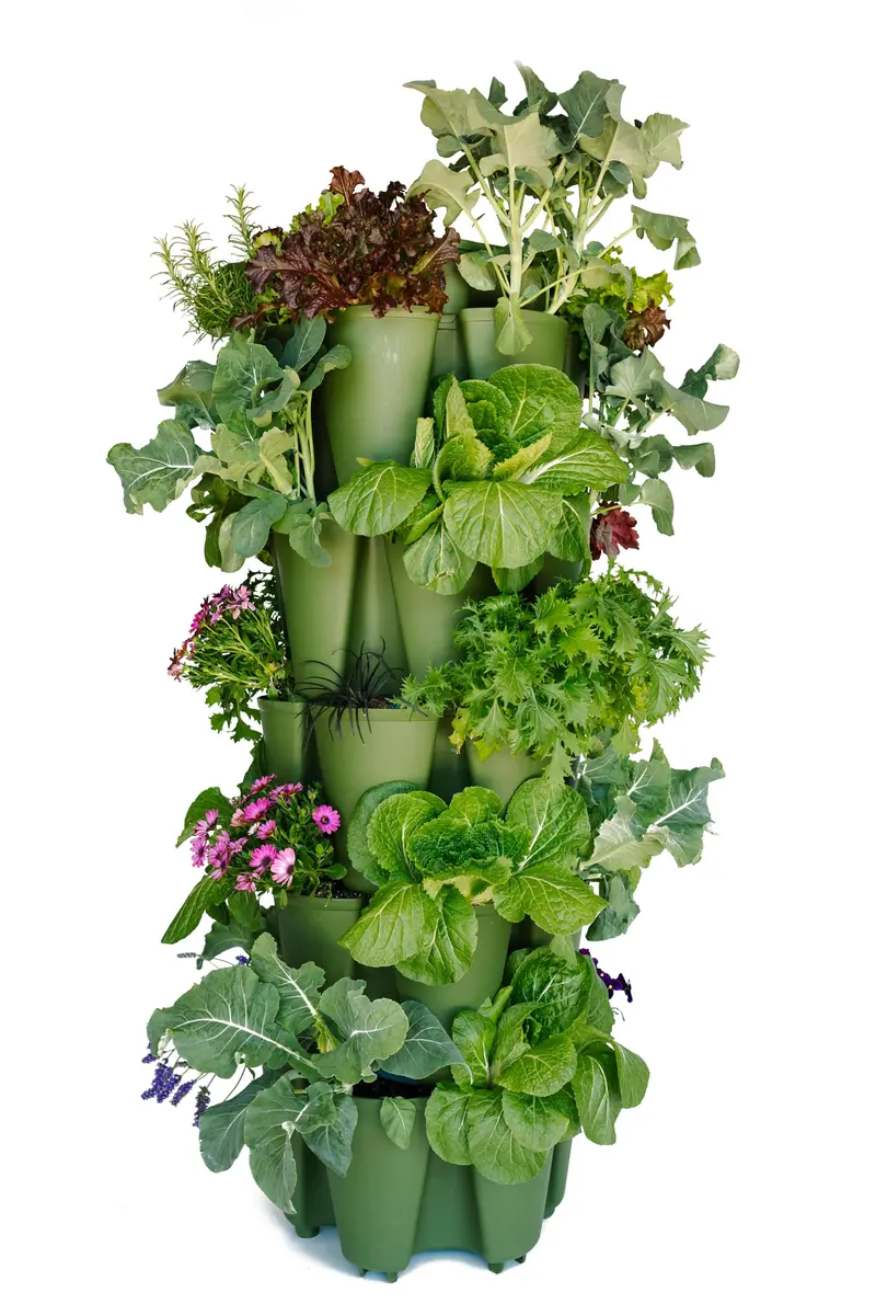 Greenstalk Large 5 Tier Vertical Garden Planter with Watering System | Grow Vegetables, Herbs & Flowers - main product image