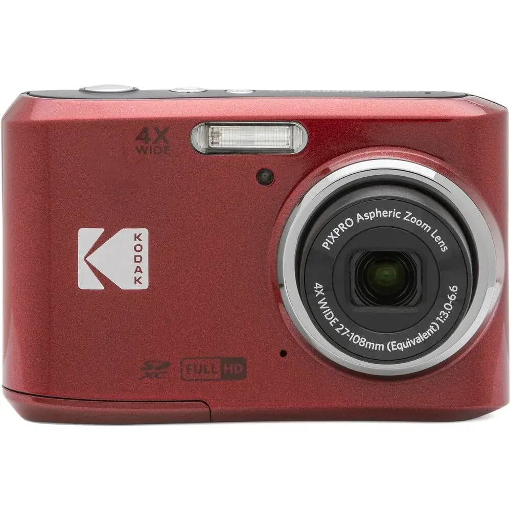 Kodak Pixpro FZ45 Digital Camera Bundle (Red) | 16MP CMOS Sensor, 4x Optical Zoom, Full HD Video - view 2