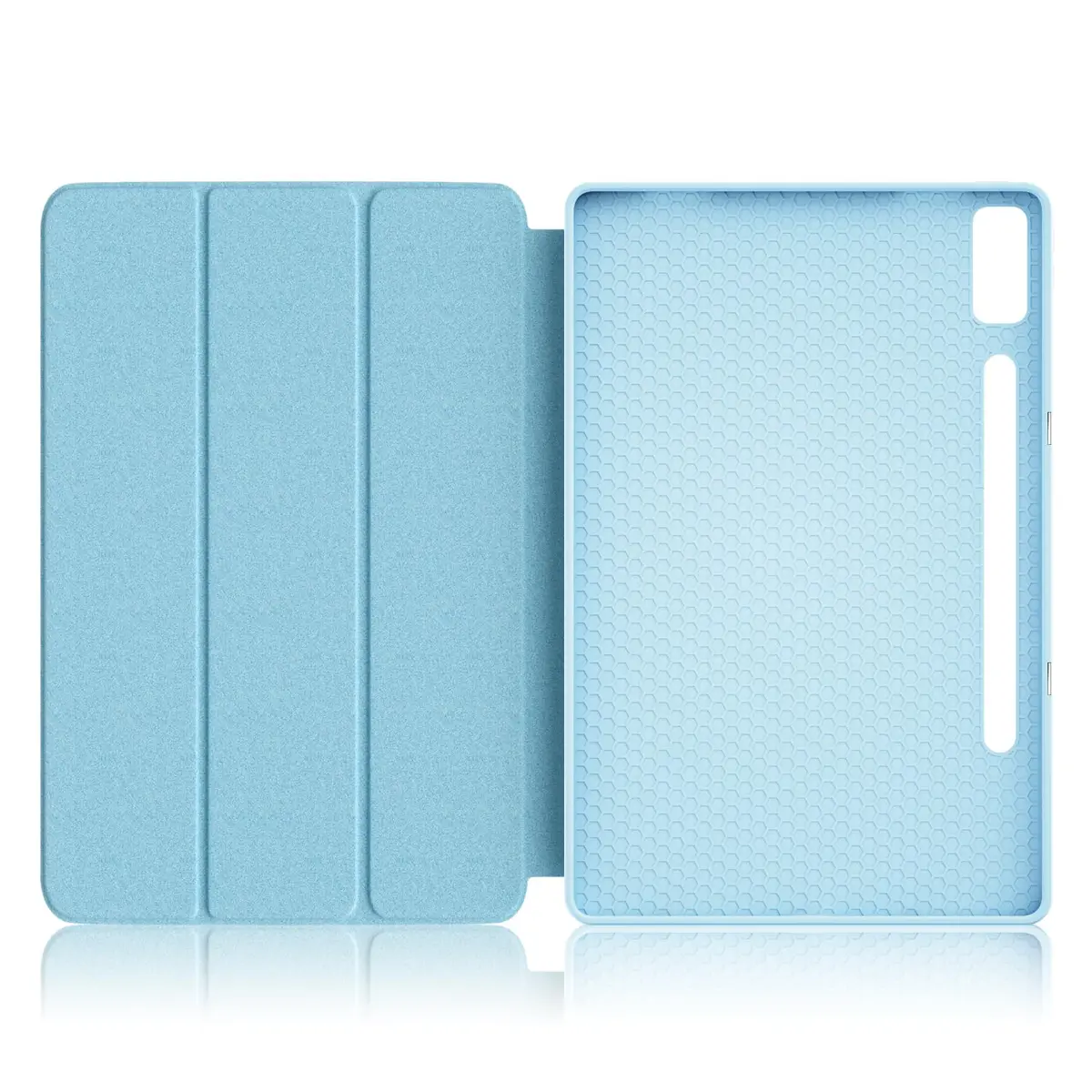 DingGuagua Sea Wave Case for Lenovo Tab P12 12.7 Inch (2023/2024) TB-370FU, Soft TPU Back Shell with Multi-Angle Stand - view 9