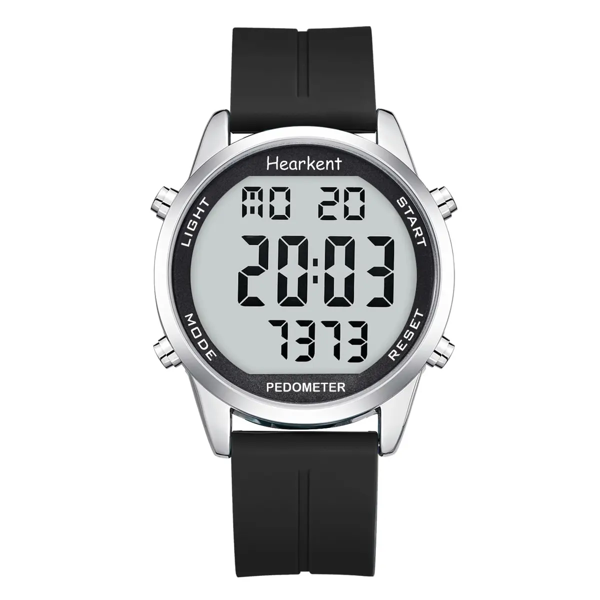 Hearkent Pedometer Watch for Walking for Senior Step Counter Watch | Waterproof, Large Display, Simple Control - view 4