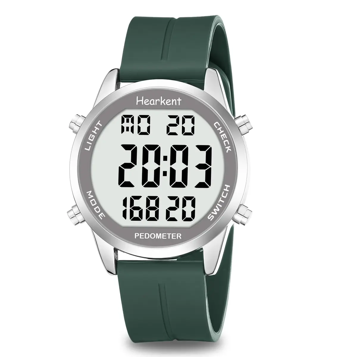 Hearkent Pedometer Watch for Walking for Senior Step Counter Watch | Simple, Waterproof, Large Display - main product image