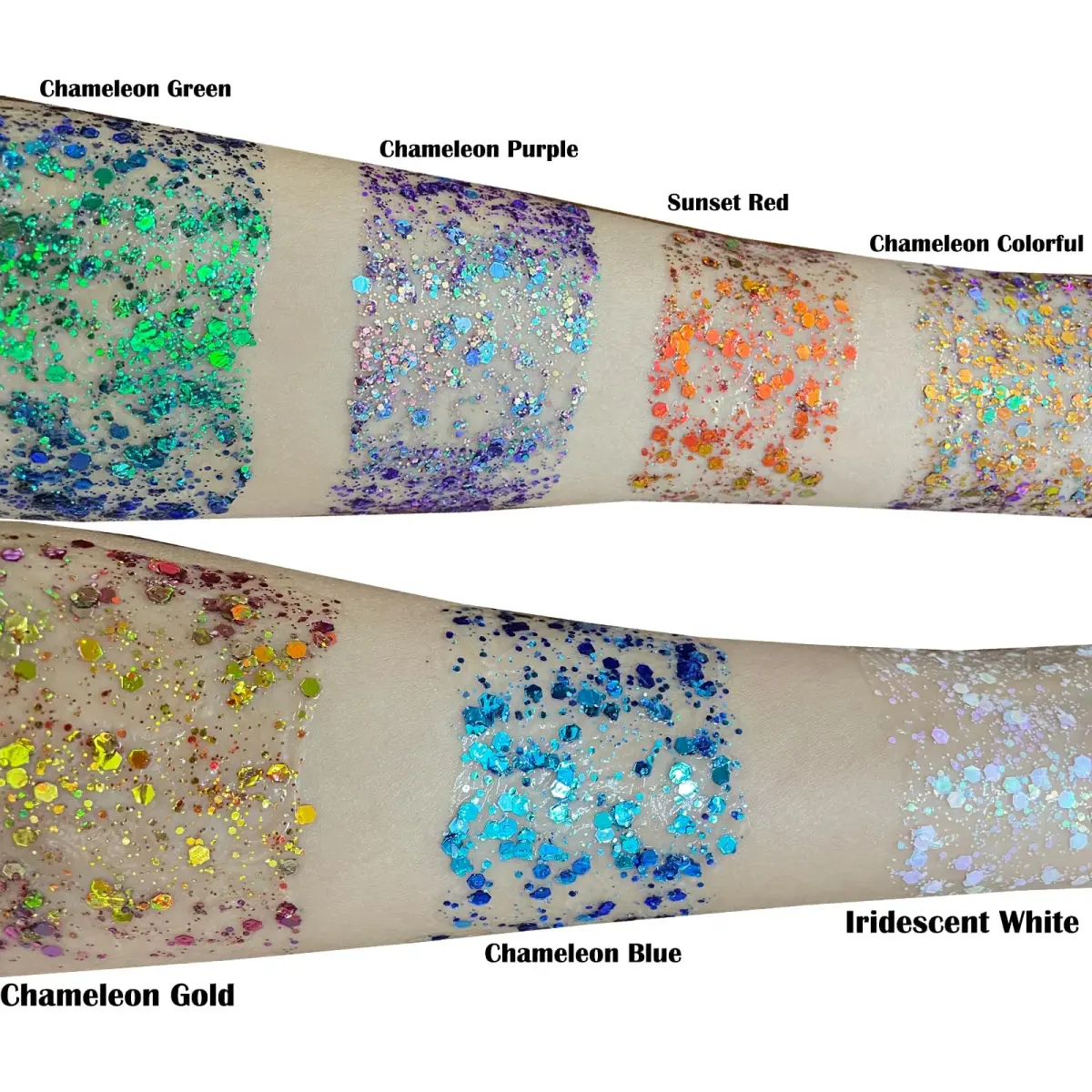 MEICOLY Chameleon Gold Body Glitter Gel 50g (1.76 oz) | Color Changing Sparkle for Festivals - view 6