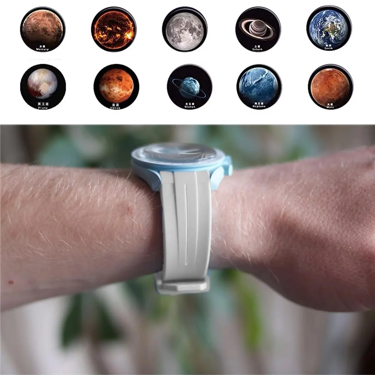 Niziruoup Rubber Strap for Moonswatch Watch | Curved No Gap Silicone Band for Men Women - view 5
