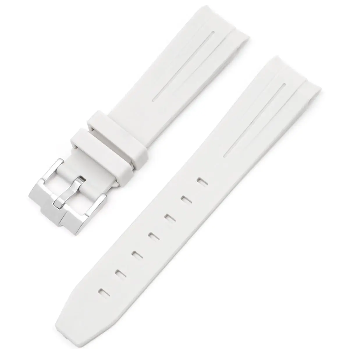 Niziruoup Rubber Strap for Moonswatch Watch | Curved No Gap Silicone Band for Men Women - view 8