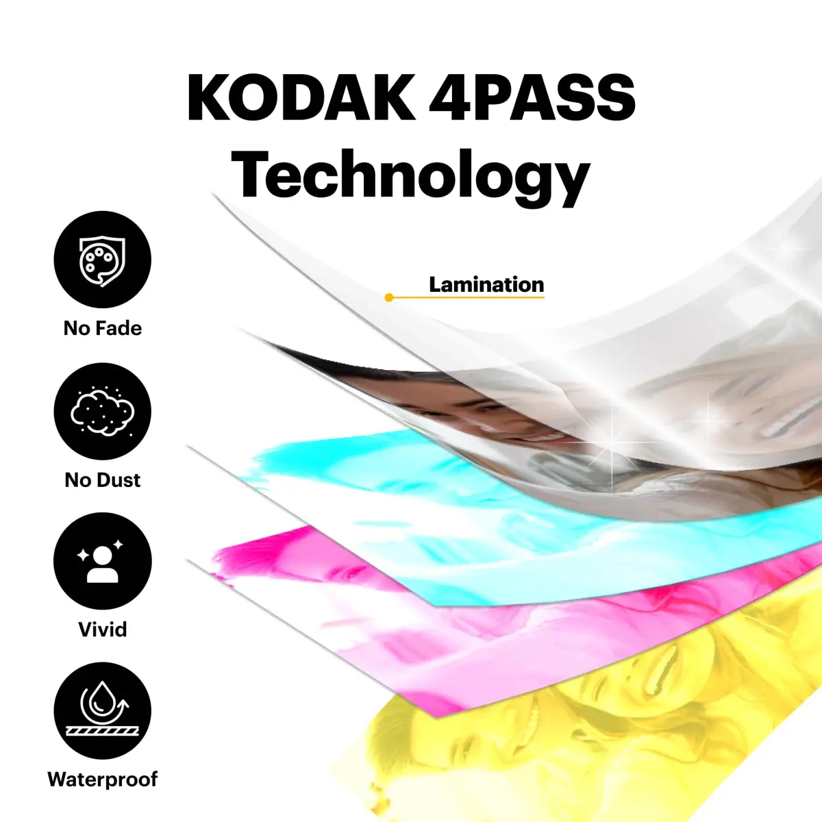 KODAK Mini Shot 2 ERA Instant Camera & Printer Bundle, Yellow | 2x3" Photos, 4PASS Dye-Sublimation, Bluetooth App Control - view 2