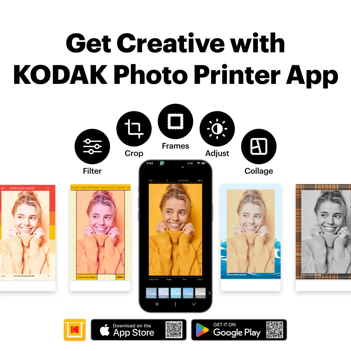 KODAK Mini Shot 2 ERA Instant Camera & Photo Printer Yellow | 2x3" Prints, 38 Sheets, Bluetooth - view 7