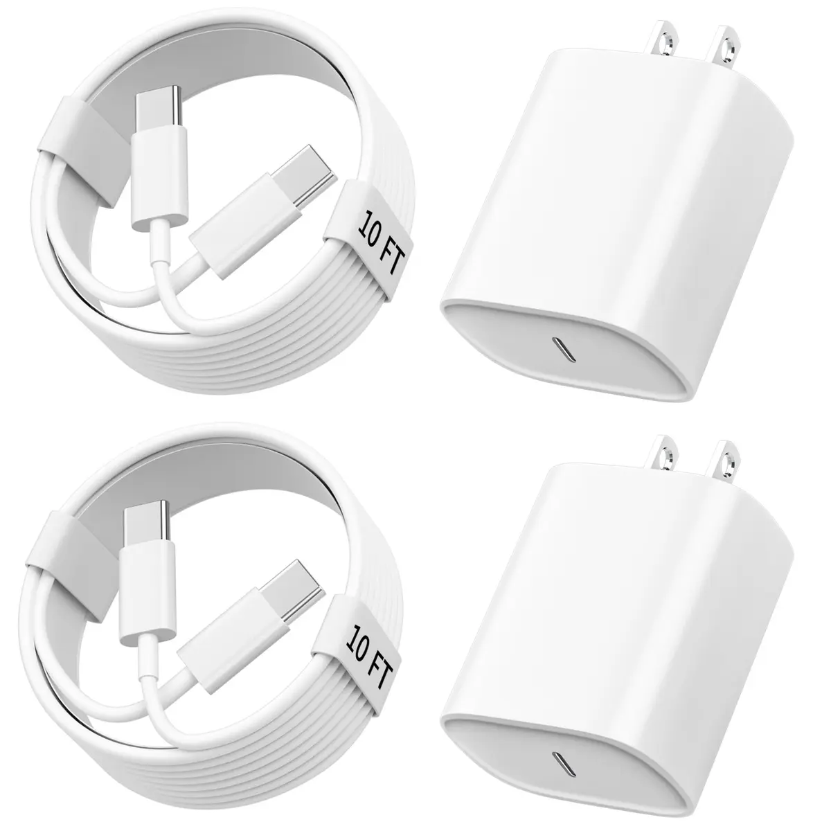 Ubearkk iPhone 18/17/16/15 Pro Max Charger 20W 10 FT USB C Cable | Fast Charging & Long Cord - main product image