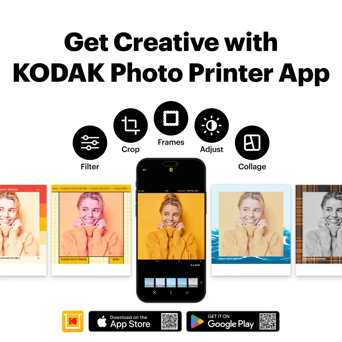 KODAK Mini Shot 3 ERA Instant Camera & Photo Printer, Black | 3x3" Prints, 13MP, Bluetooth - view 7