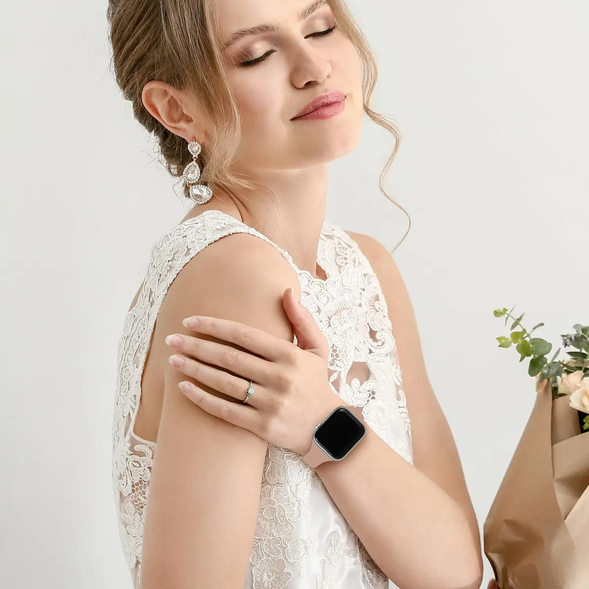 Drimobiuty Slim Thin Silicone Sport Watch Band Compatible with Apple Watch Series 1-11, Ultra, SE 38mm-49mm | Water-Resistant, Breathable, Water Resistant - view 7