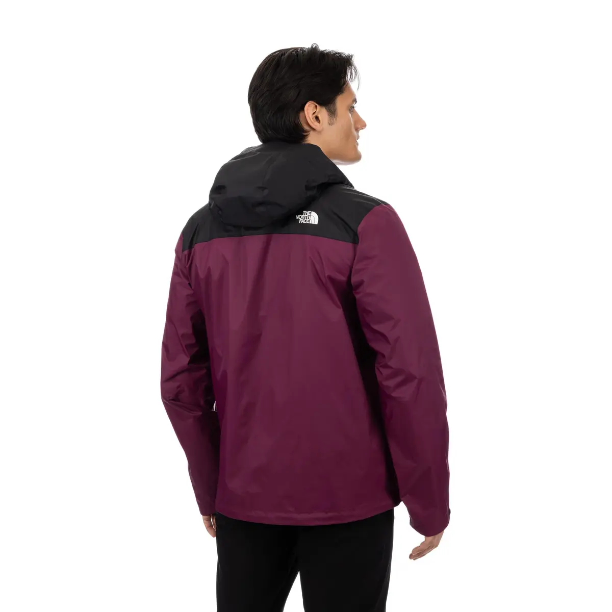 The North Face Men’s Venture 2 Waterproof Hooded Rain Jacket Boysenberry Large | Breathable, Waterproof, Eco-Friendly - view 2