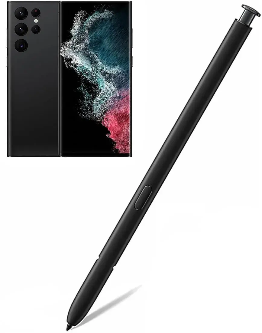 Befzygwk Stylus Pen Replacement for Samsung Galaxy S22 Ultra 5G, S22 S Pen Without Bluetooth 0.7mm Fine Tip, Black | 4096 Pressure Levels - main product image