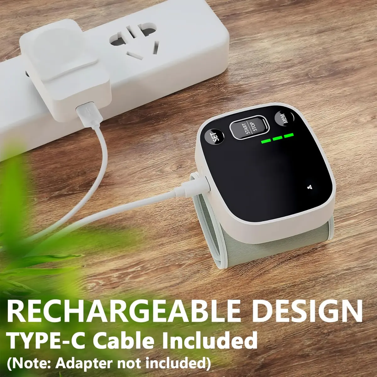 Oklar Automatic Wrist Blood Pressure Monitor | FDA Cleared Rechargeable BP Machine with Voice Broadcast & Dual User Mode - view 5
