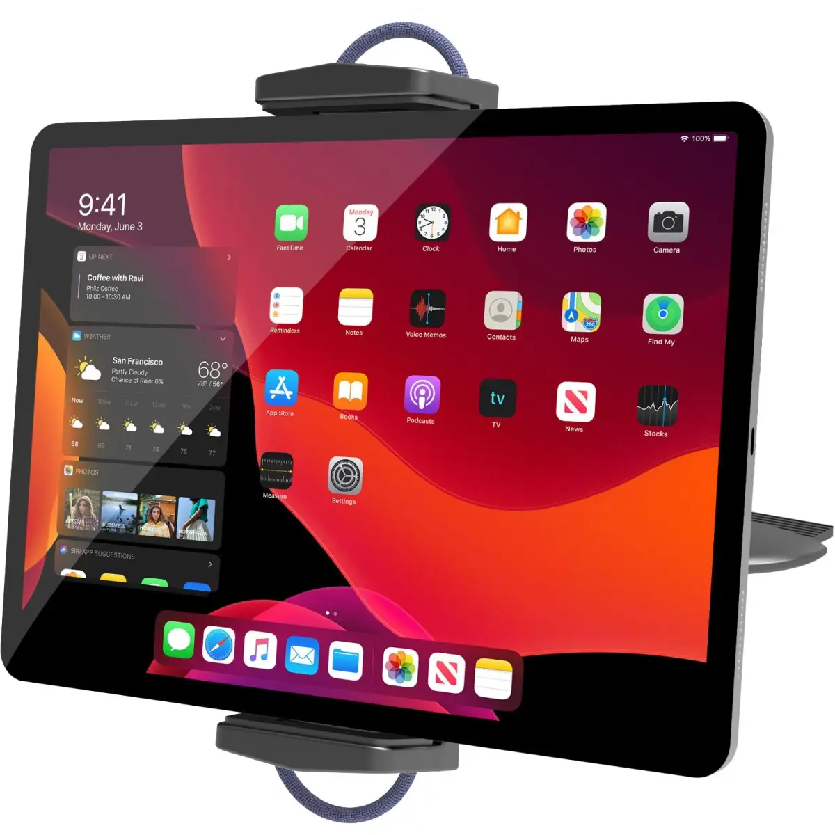 APPS2Car CD Slot Tablet Mount Holder for 4.7-13" Devices | Secure 360° Rotation for Road Trips - main product image