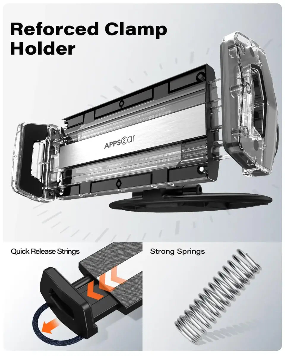 APPS2Car CD Slot Tablet Mount Holder for 4.7-13" Devices | Secure 360° Rotation for Road Trips - view 6