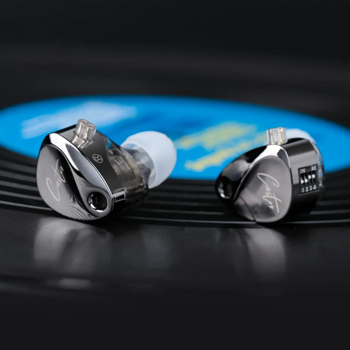 KZ Castor Dual Dynamic Driver Wired In-Ear Monitor Headphones with Mic & Tunable Sound, BassBlack, 2-Pack | HiFi Sound for Musicians - view 7
