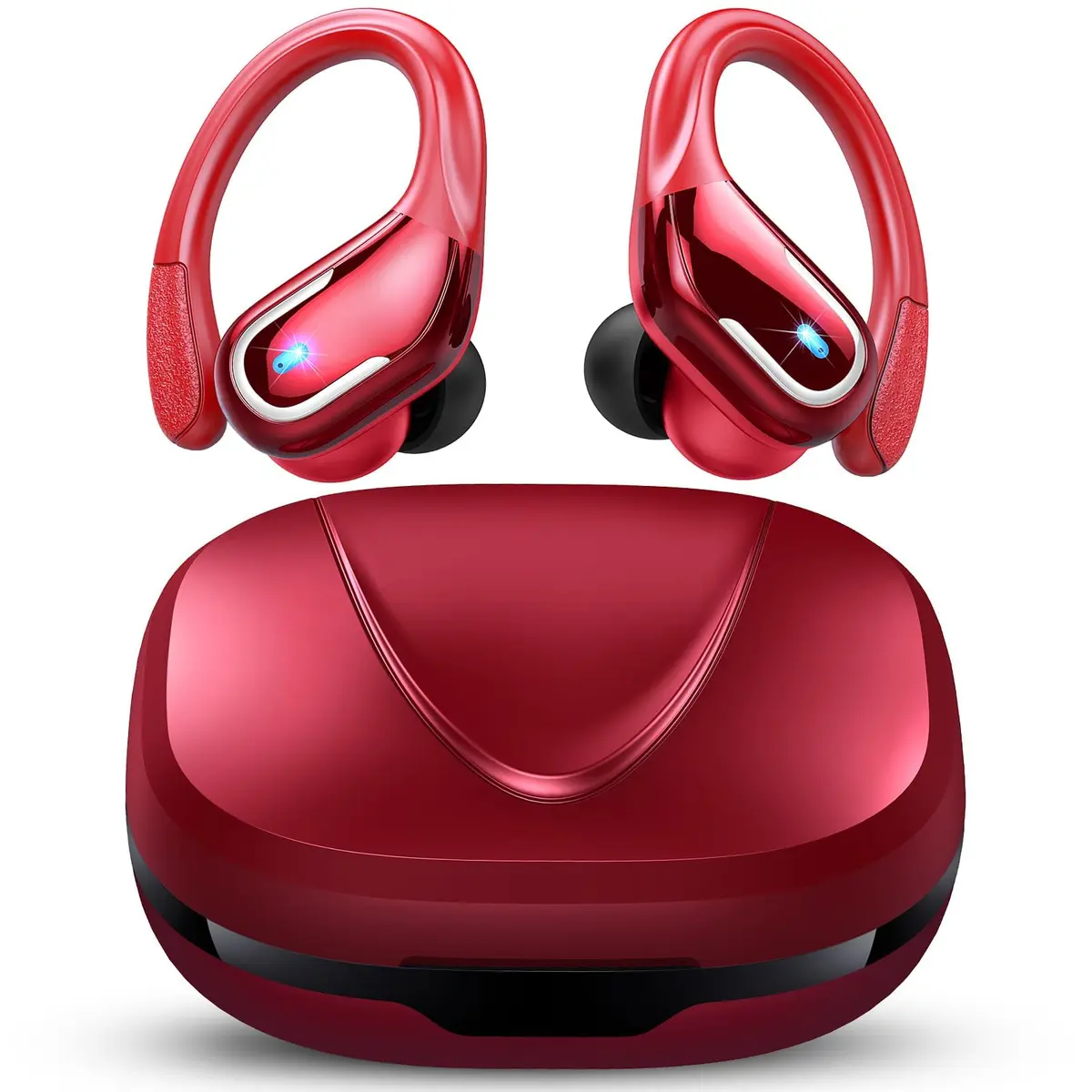 Ltinist Wireless Earbud 75Hrs Bluetooth 5.4 Waterproof IP7 Earphones with ENC Noise Canceling Mics, Deep Bass, Earhooks for Android, iOS, Workout, Gym - main product image