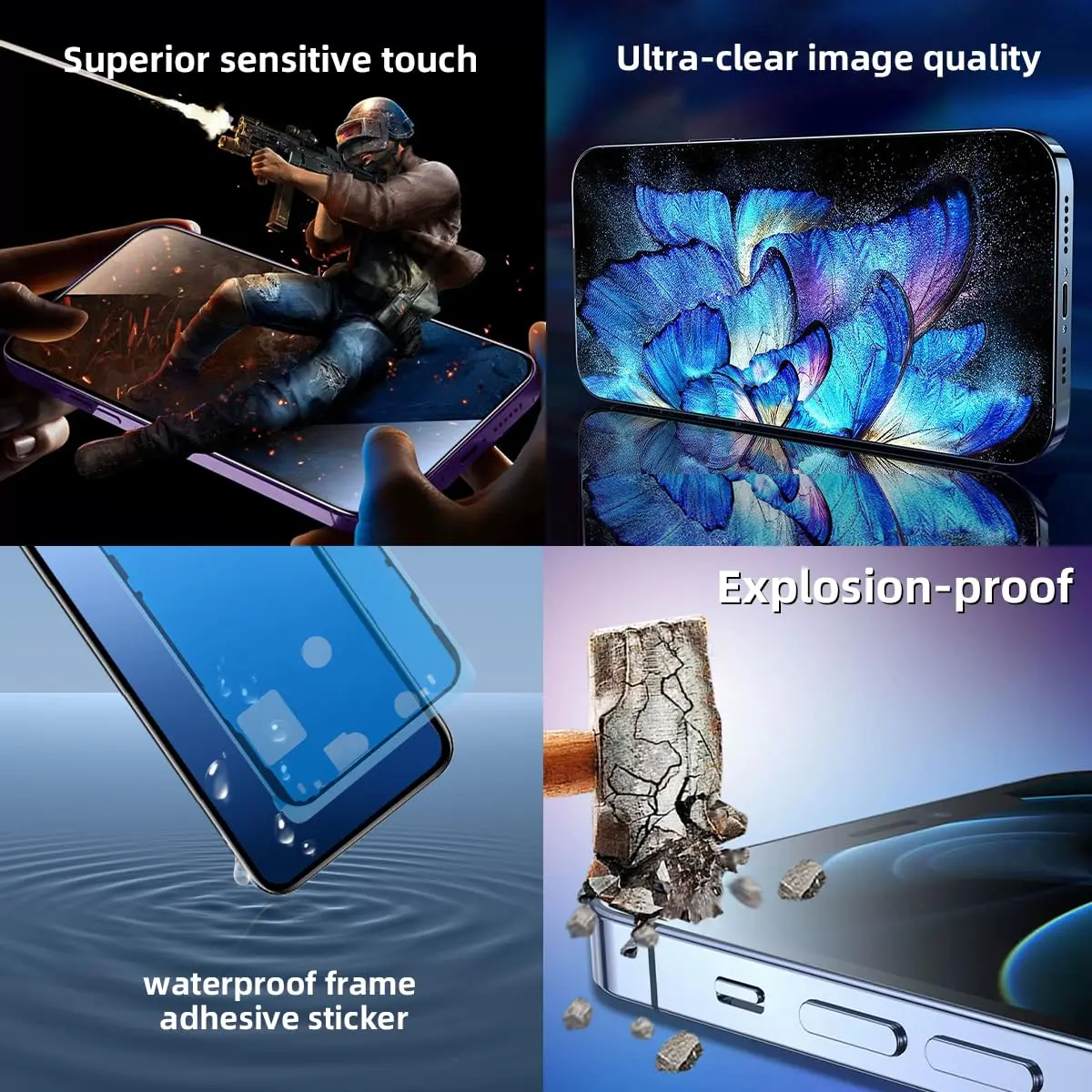 SIMDOG Screen Replacement LCD Frame Display for iPhone 12 Pro Max 6.7" | Full HD & True Tone Support - view 3