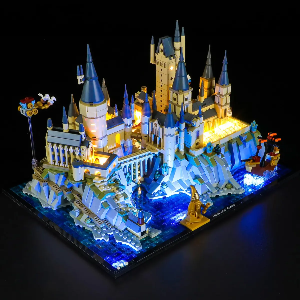 BRIKSMAX Light Kit Compatible with LEGO Hogwarts Castle and Grounds | LED Lighting for Model Sets (4.72 in x 6.69 in x 2.17 in) - view 7