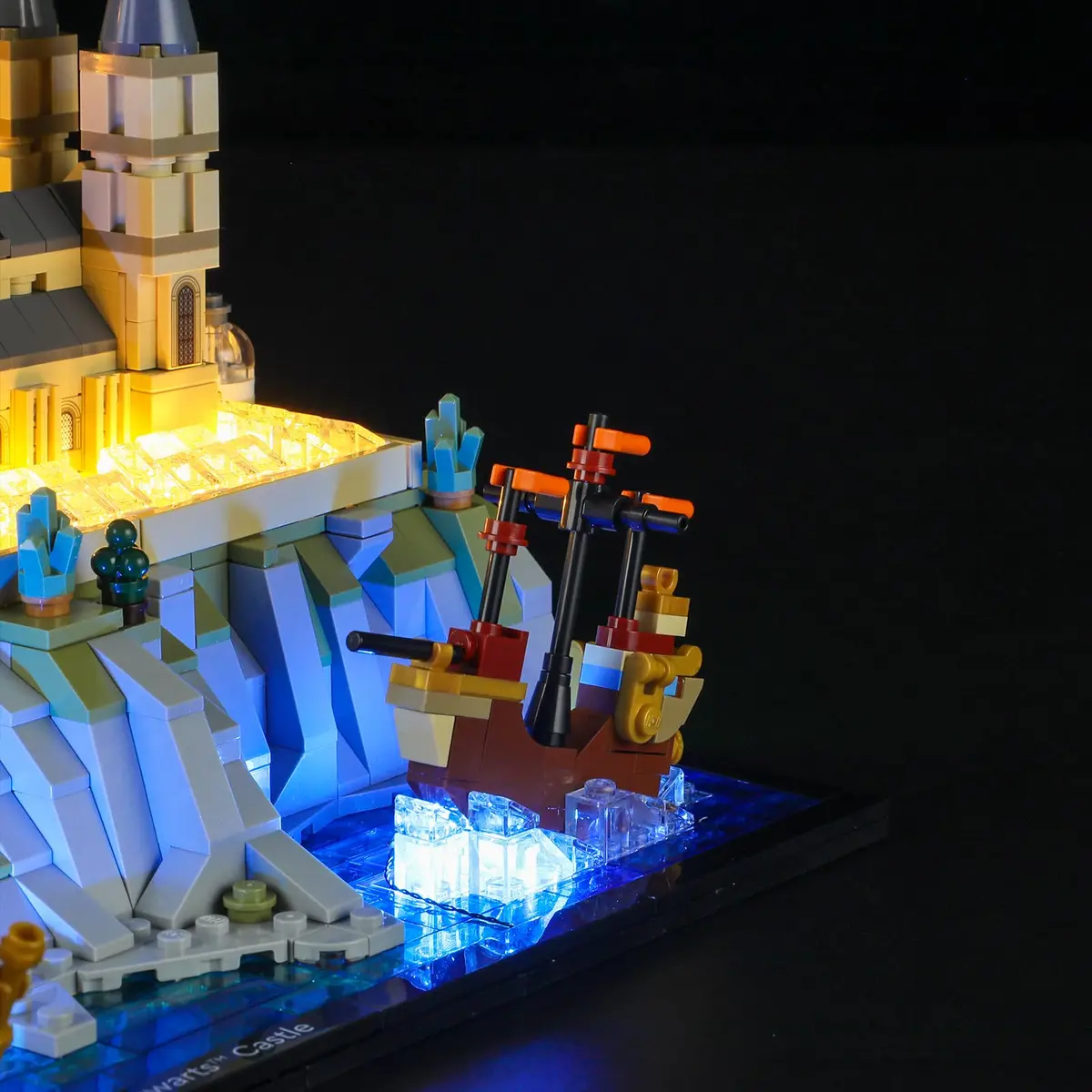 BRIKSMAX Light Kit Compatible with LEGO Hogwarts Castle and Grounds | LED Lighting for Model Sets (4.72 in x 6.69 in x 2.17 in) - view 8