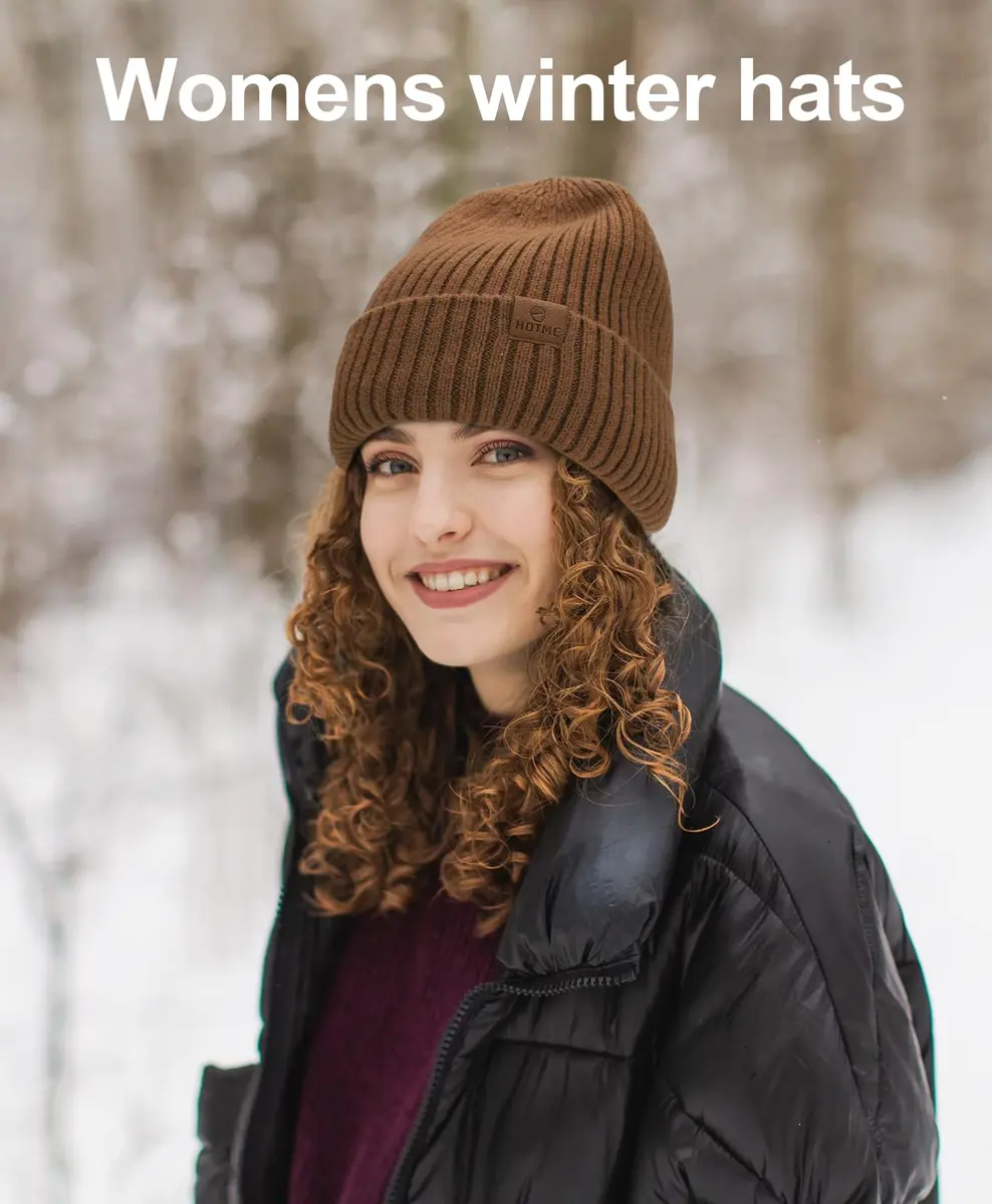 ZTL Merino Wool Beanie Hat for Men Women | Thick Warm Fleece Lined Knit Winter Hat - view 4