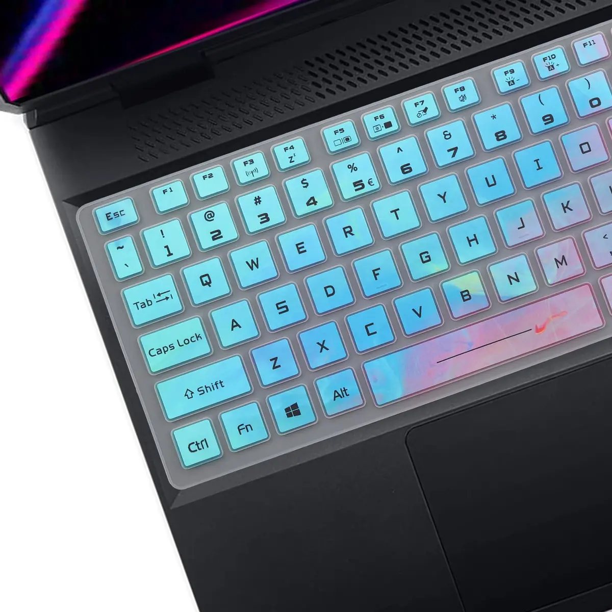MUBUY-GOL Keyboard Cover for Acer Nitro 5 & Predator Helios 300 15.6" & 17.3" | Waterproof & Washable - view 2