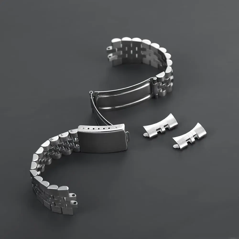 TOMIYOY 20mm Jubilee Stainless Steel Watch Band | Solid 316L Metal Strap for RLX SKX Style Watches - view 2
