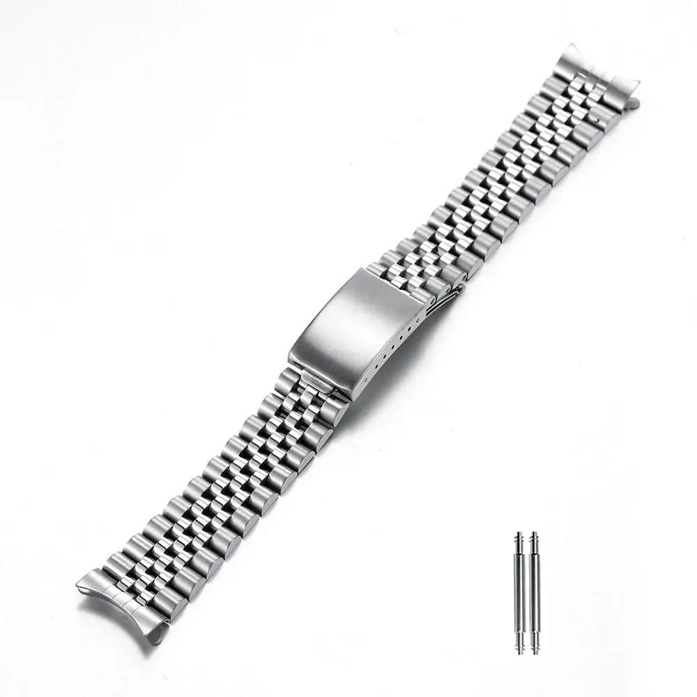 TOMIYOY Jubilee Stainless Steel Watch Band 20mm (0.79 inch) | Solid 316L Metal Strap for RLX SKX Watches - main product image