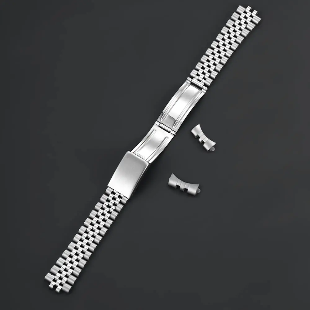 TOMIYOY Jubilee Stainless Steel Watch Band 20mm (0.79 inch) | Solid 316L Metal Strap for RLX SKX Watches - view 5