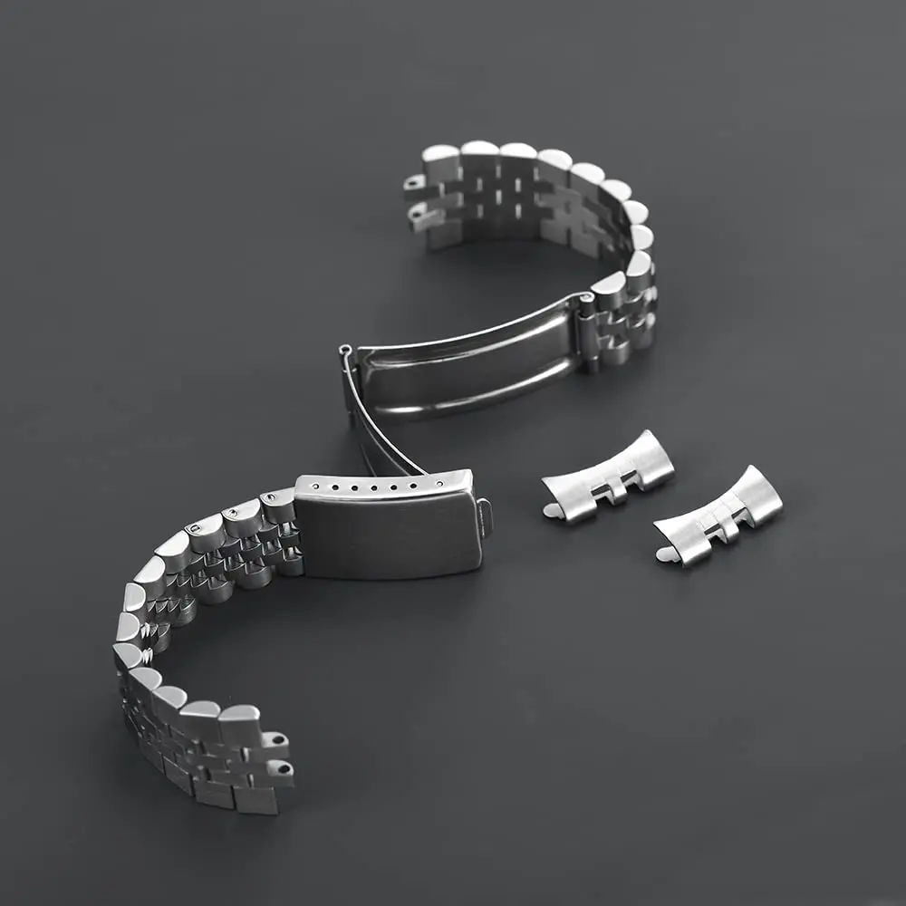 TOMIYOY Jubilee Stainless Steel Watch Band 20mm (0.79 inch) | Solid 316L Metal Strap for RLX SKX Watches - view 2