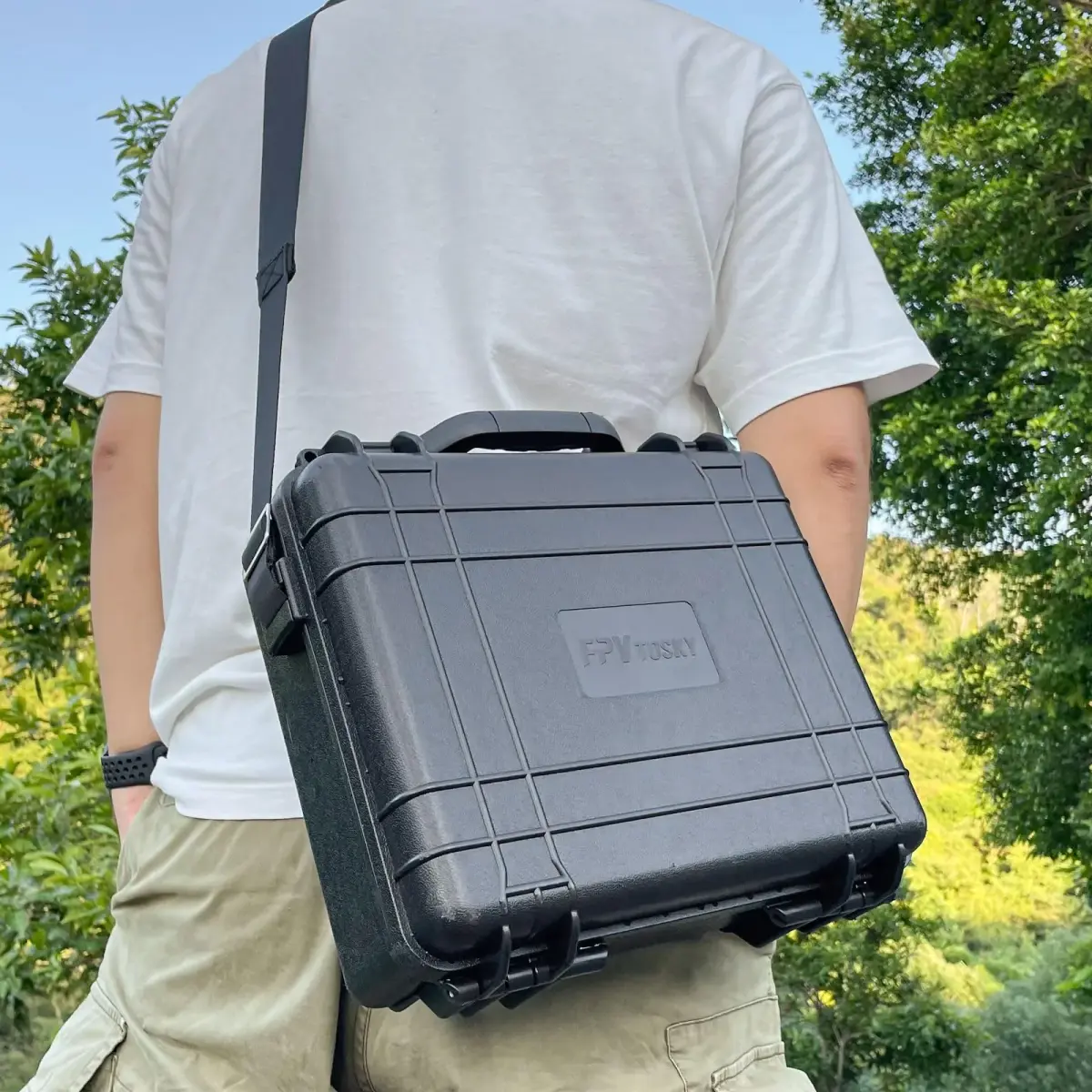 FPVtosky Hard Case for DJI Mini 4 Pro/Mini 3 Pro & RC 2 Controller, Waterproof Travel Case 34cm (13.19in) | Protects Drone & Accessories - view 6