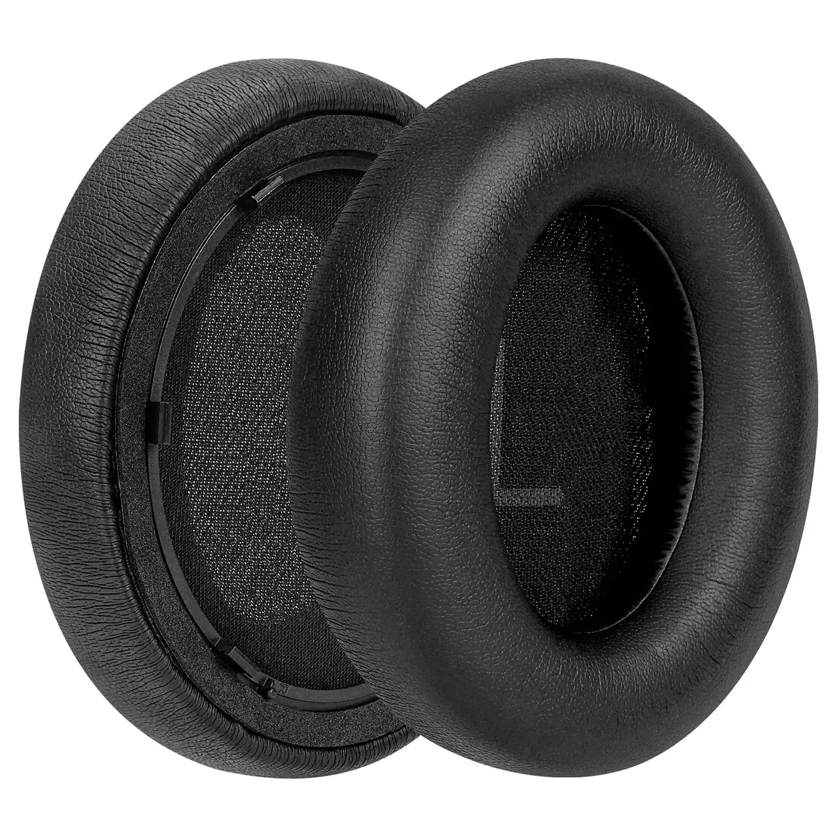 GEEKRIA Black Replacement Ear Pads for Anker Soundcore Space Q45 Life Q45 A3040 | 10.5 x 9.4 cm (4.1 x 3.7 in) - view 2