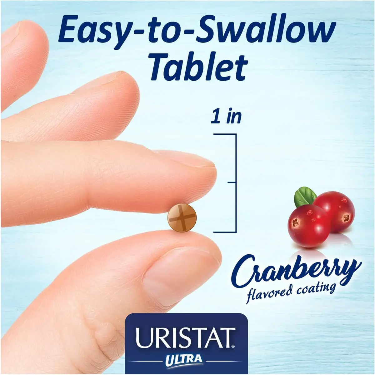 URISTAT Ultra UTI Relief Pack | Test Strip & 12 Tablets | Cranberry Flavor (Pack of 3) - view 6