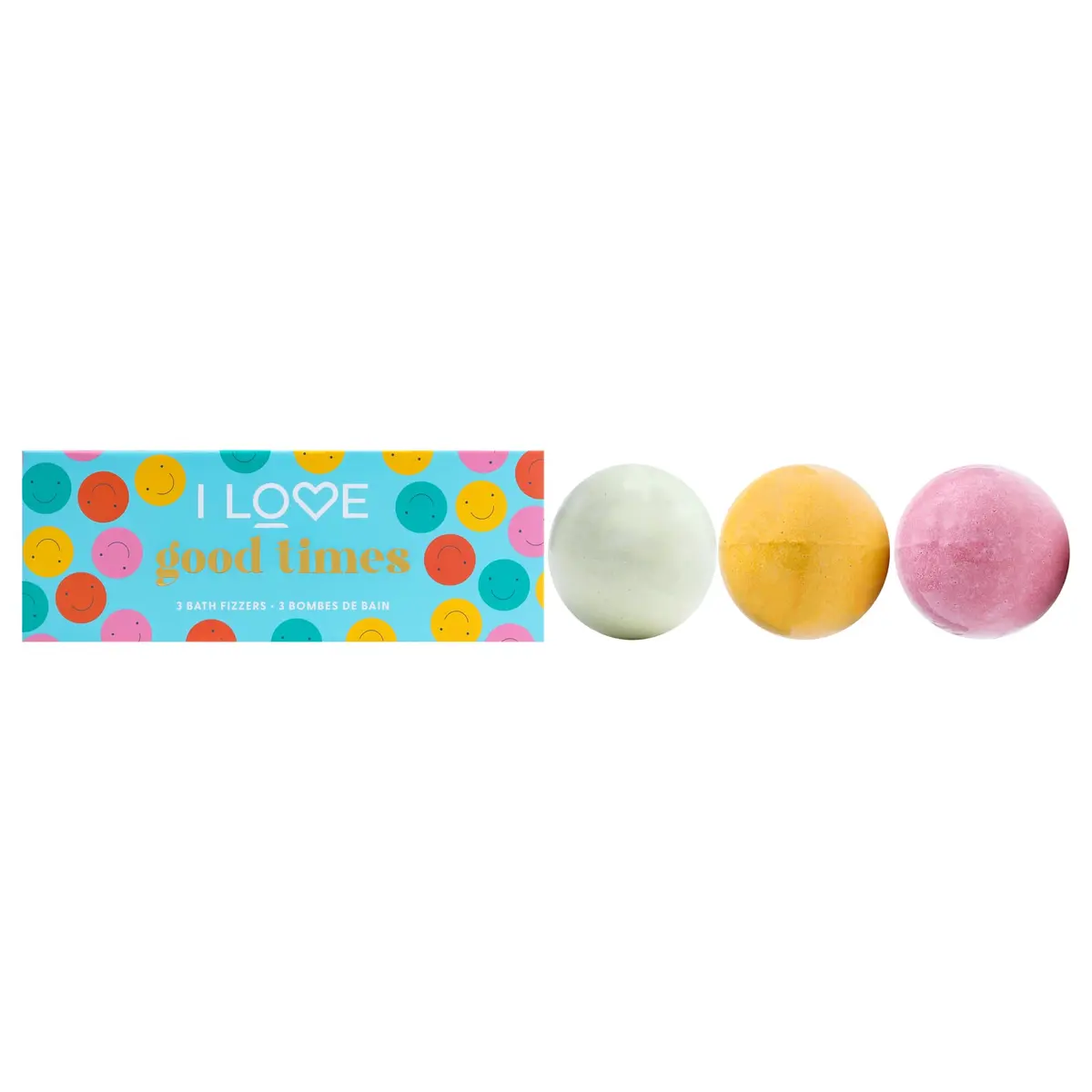 I LOVE Special Moments Good Times Bath Fizzer Pack | Shea Butter Bath Bombs Set for Women (3 pc) - main product image