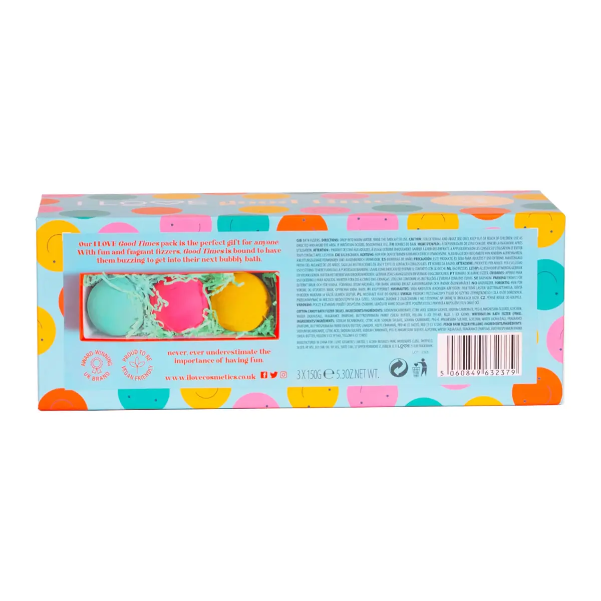 I LOVE Special Moments Good Times Bath Fizzer Pack | Shea Butter Bath Bombs Set for Women (3 pc) - view 8