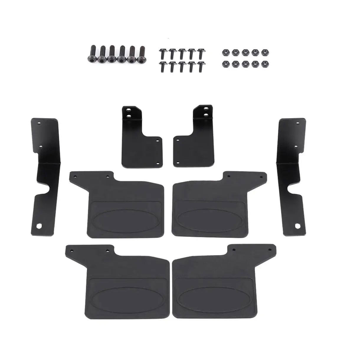 Oumefar RC Car Mud Flaps -4 1/10 Scale Rubber & Metal Accessories | Realistic & Durable - view 9