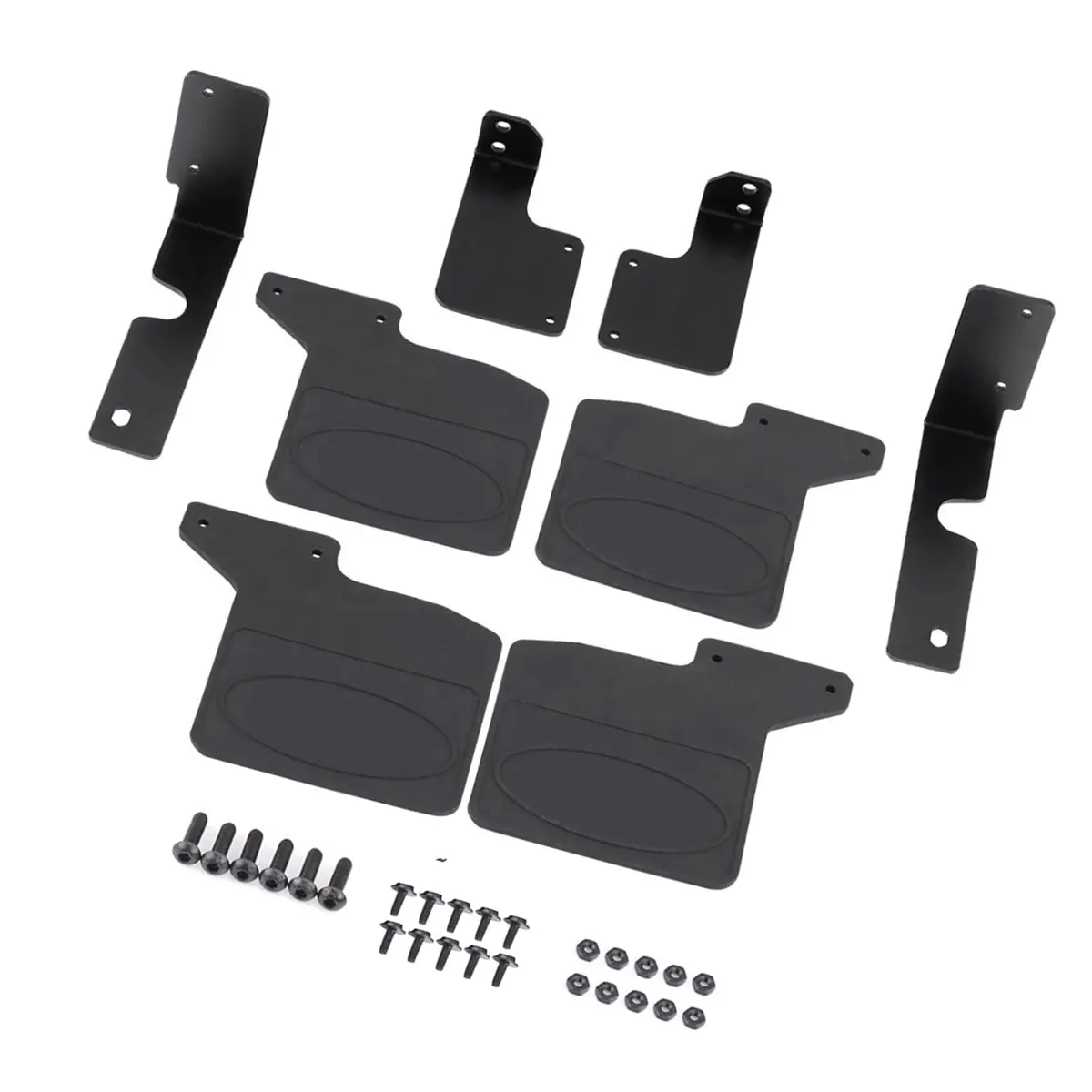 Oumefar RC Car Mud Flaps -4 1/10 Scale Rubber & Metal Accessories | Realistic & Durable - view 4