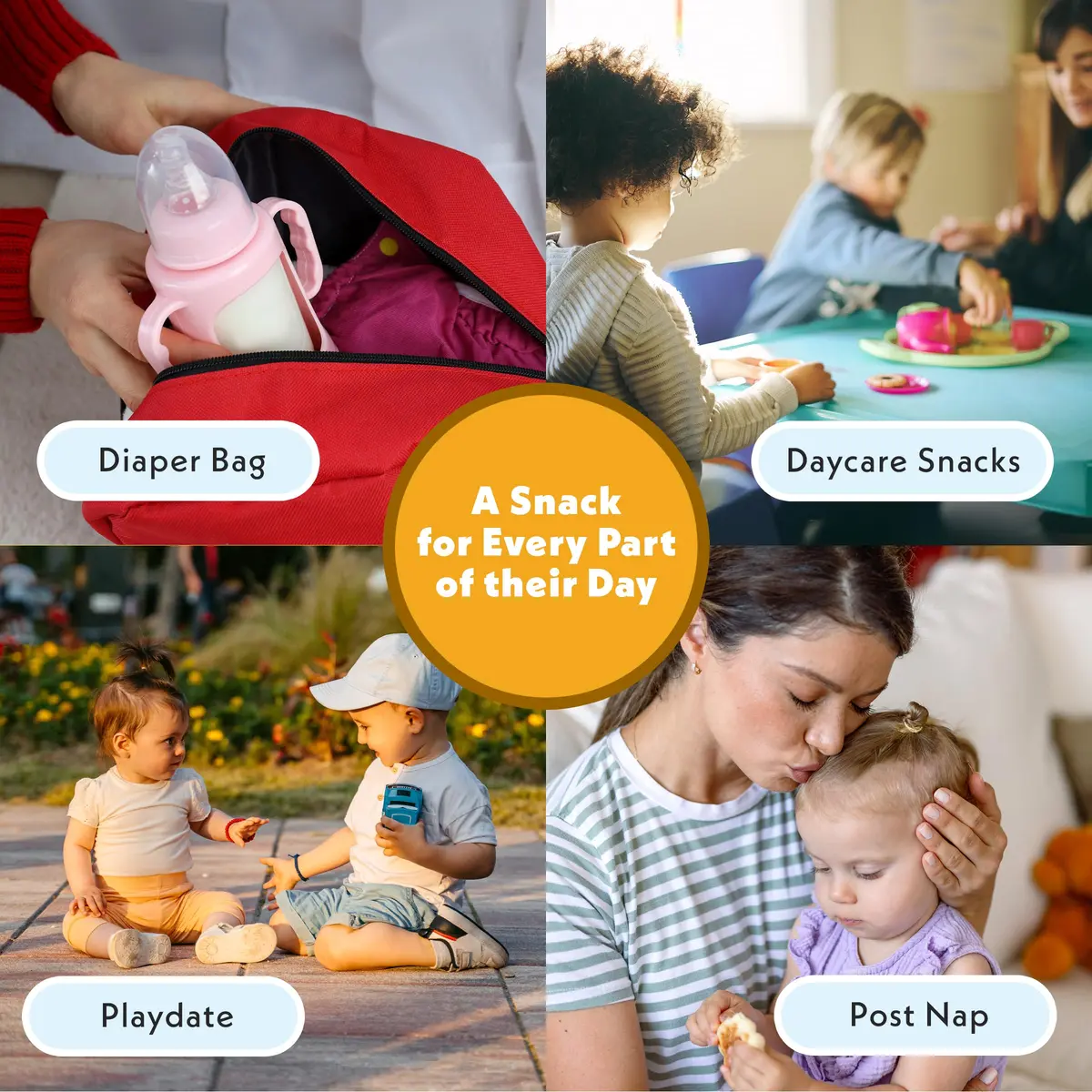 Once Upon a Farm Tractor Wheel Bar, Banana, Pumpkin & Cauliflower | Organic Baby Snack 3.35 OZ - view 5