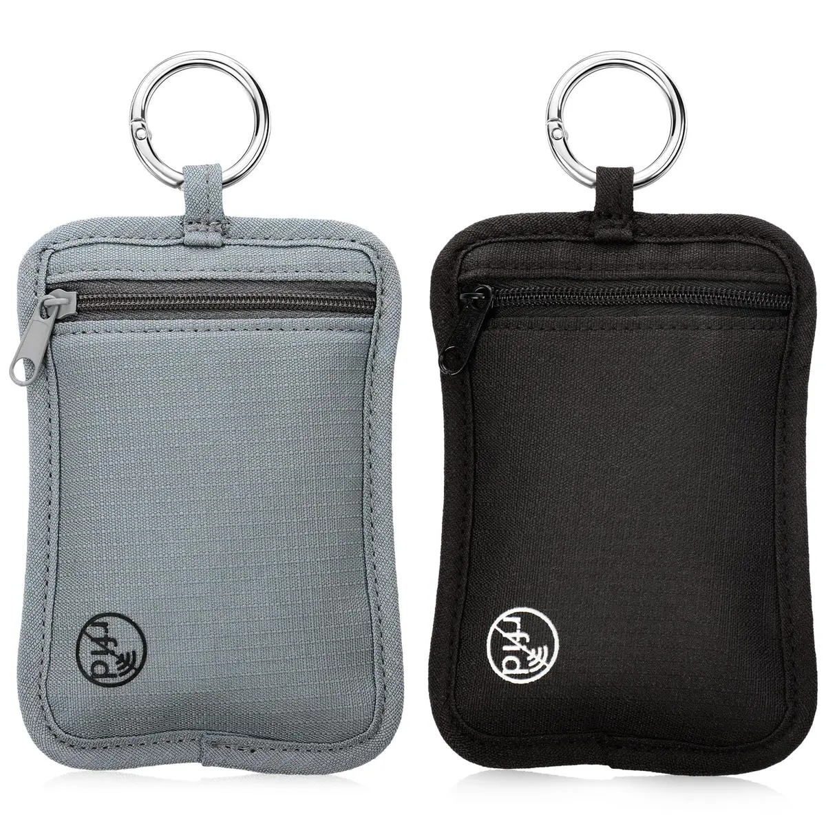 Paterr RFID Protected Stash Pouch Clip-On Anti-Theft Belt Wallet 13 cm (5.12 inches) 2-Pack | Secure Travel Money Organizer - main product image