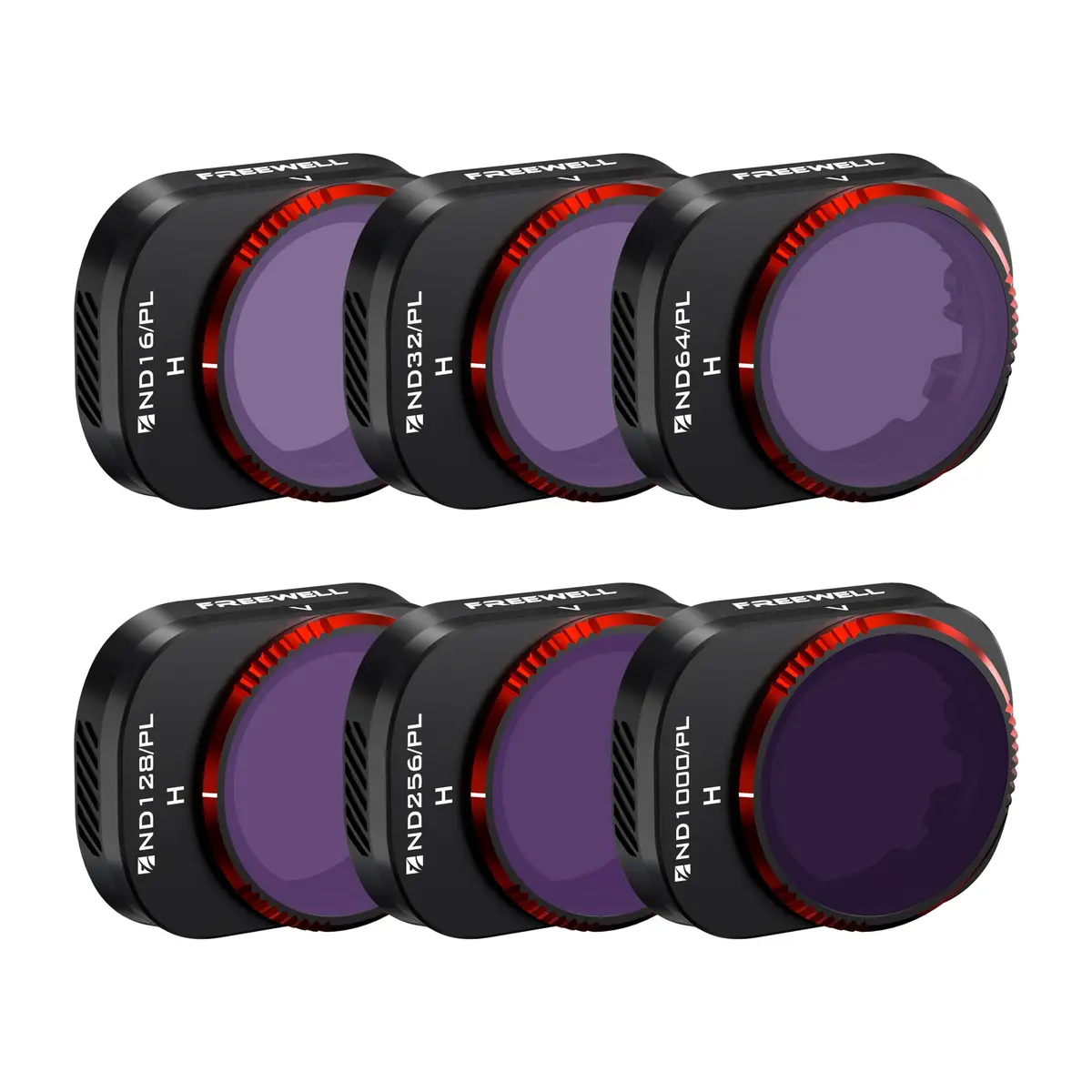 FREEWELL Bright Day 6-Pack Hybrid ND/PL Filters for DJI Mini 4 Pro | 4-10 Stop Light Reduction - main product image