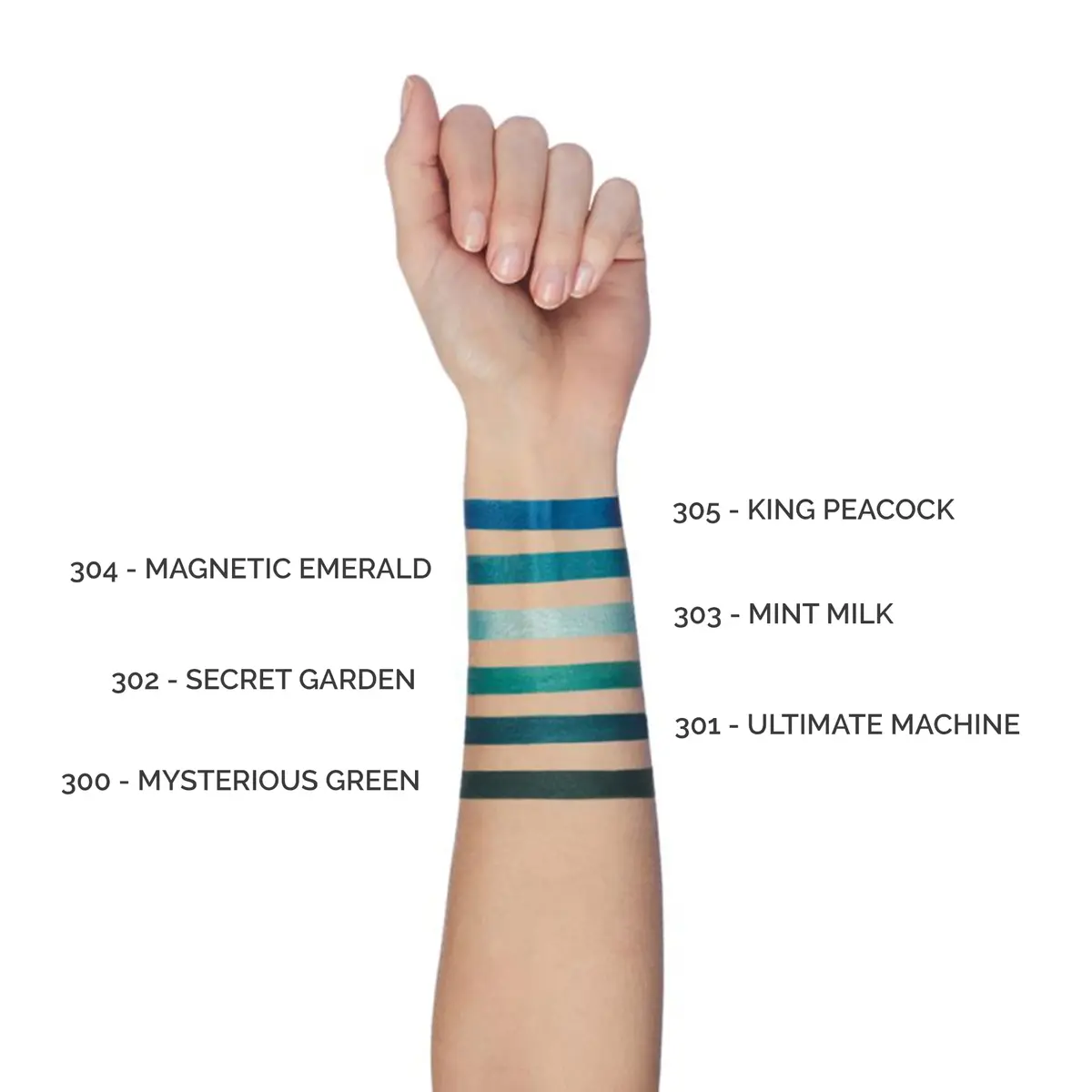 Pupa Milano Vamp! Waterproof Eye Pencil 304 Magnetic Emerald | Long Lasting, Smudge & Waterproof Formula - view 3