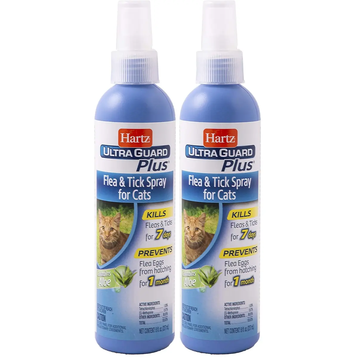 Hartz UltraGuard Plus Cat Flea & Tick Spray 473ml (16 Fl Oz) | Kills Fleas in 10 Mins - main product image
