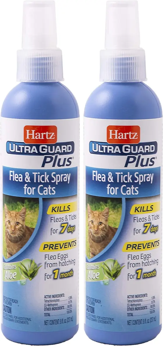 Hartz UltraGuard Plus Cat Flea & Tick Spray 473ml (16 Fl Oz) | Kills Fleas in 10 Mins - main product image