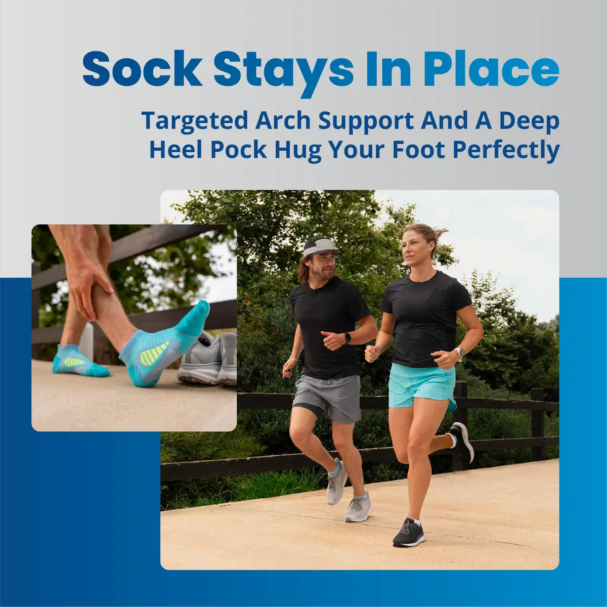 Balega Unisex Ultralight No Show Socks Grey/White S | Breathable, Moisture-Wicking Running Socks - view 5