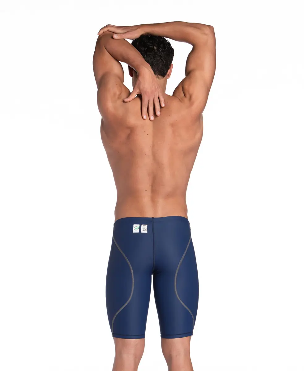 ARENA Powerskin ST Next Men’s Racing Jammer Competition Swimsuit, Navy, Size 22 | FINA-Approved Eco-Friendly Tech Suit - view 2