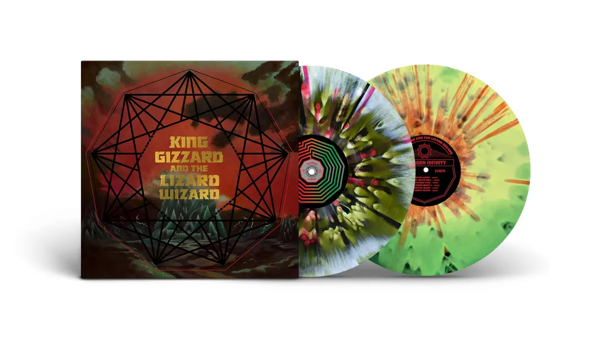 King Gizzard & the Lizard Wizard Nonagon Infinity (Alien Warp Drive Edition) 2xLP Deluxe Vinyl | Infinite Loop, Demos & Poster - main product image